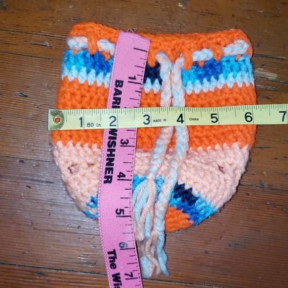 🧶 Drawstring backpack w/ free matching pouch - Picture 6 of 6